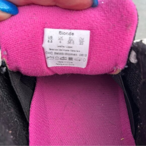 Vintage Vans Old Skool Blonde Skateboard Sneaker Shoe Pink/Charcoal/ Black - Picture 9 of 9